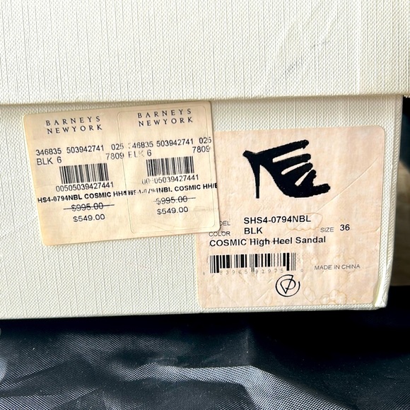 3.1 PHILLIP LIM $995 Cosmic High Heel Sandal, 6/36 - Picture 13 of 14